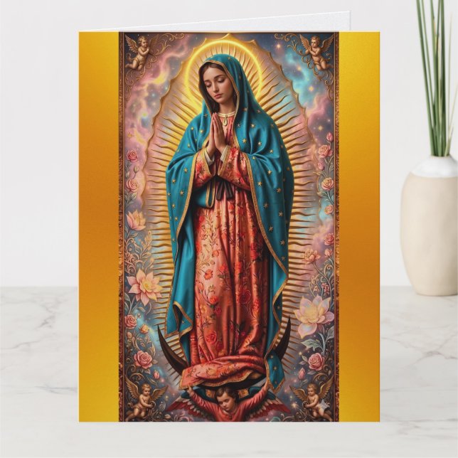 Vår Fru av Guadalupe Kort (Framsida)
