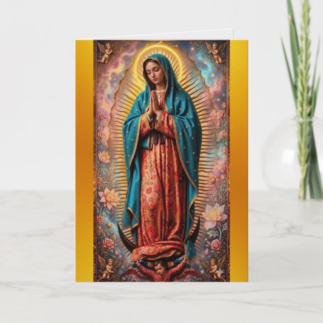 Vår Fru av Guadalupe Kort (Framsida)