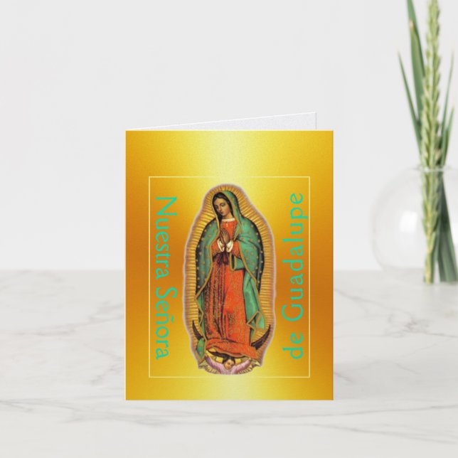 Vår Fru av Guadalupe Kort (Framsida)