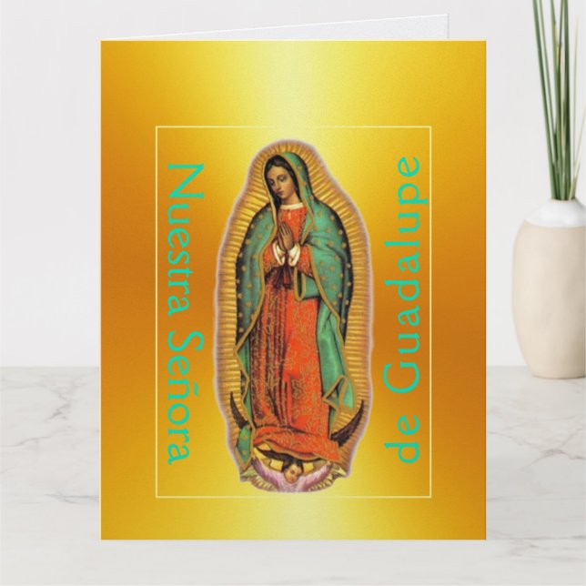 Vår Fru av Guadalupe Kort (Framsida)