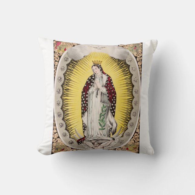 Vår Fru av Guadalupe Kudde (Framsida)