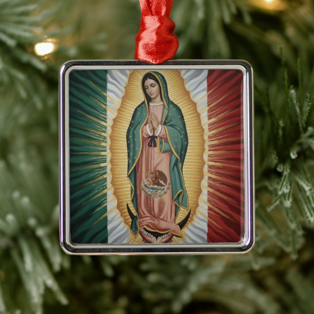 Vår Fru av Guadalupe - Mexiko Julgransprydnad Metall (Träd)