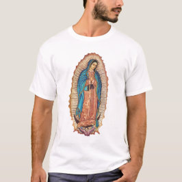 Vår Fru av Guadalupe Mirakulösa Tilma Finkonst T Shirt