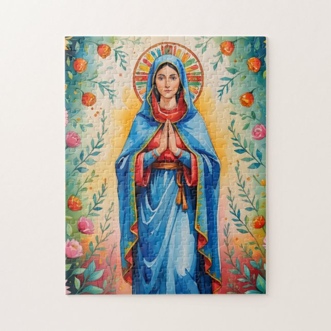 Vår Fru av Guadalupe Pussel (Vertikal)
