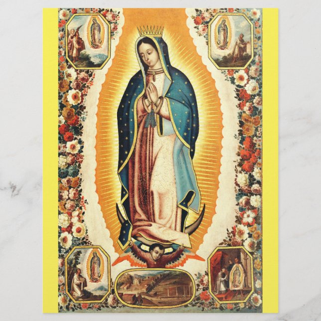 Vår Fru av Guadalupe Reklamblad (Framsidan)