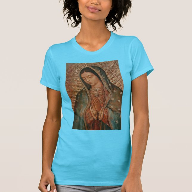 vår fru av guadalupe t shirt (Framsida)