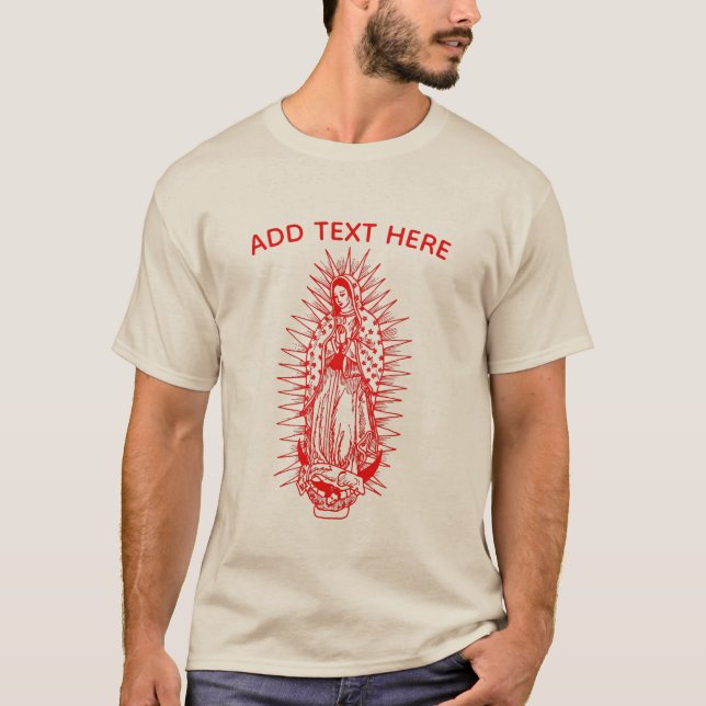 Vår Fru av Guadalupe T Shirt (Framsida)