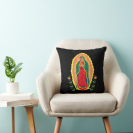 Vår Fru av Guadalupe Troinspirerat Skydd Kudde