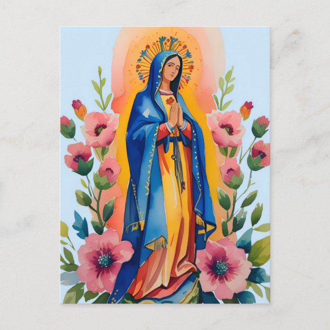 Vår Fru av Guadalupe Vykort (Framsida)