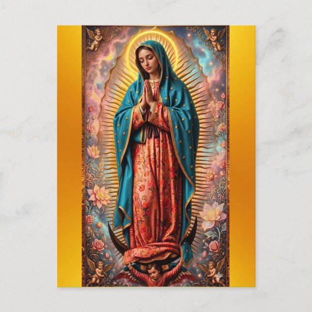 Vår Fru av Guadalupe Vykort (Framsida)
