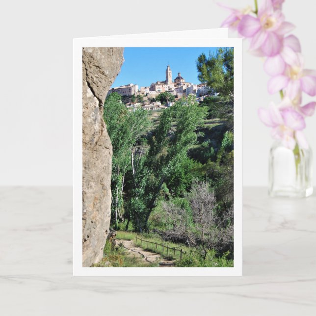 Vår Fru av Los Angeles kyrka, Chelva, Spanien Kort (Orkide)