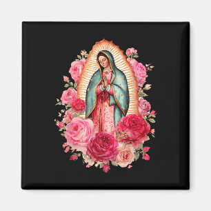Vår Fru Virgen De Guadalupe Heliga Jungfru Maria N Magnet
