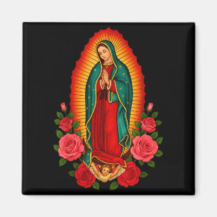 Vår Fru Virgen De Guadalupe Sankta Jungfru Maria - Magnet