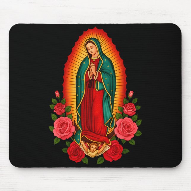 Vår Fru Virgen De Guadalupe Sankta Jungfru Maria - Musmatta (Framsidan)