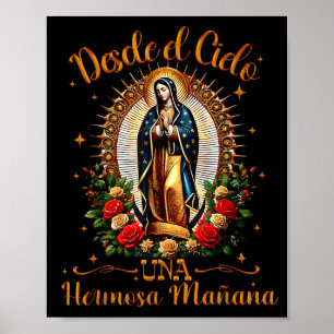 Vår Fru Virgen De Guadalupe Sankta Jungfru Maria N Poster