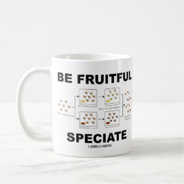 Var fruktbara Speciate (evolutionhumorn) Kaffemugg