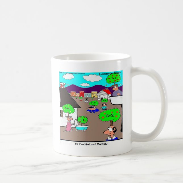 Var Fruktsam & Mångfaldiga Roligt Kaffemugg (Höger)