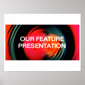 Vår funktionspresentation (utskrift av projektions poster