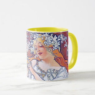 Vår (fyra sjöar), Alphonse Mucha Mugg
