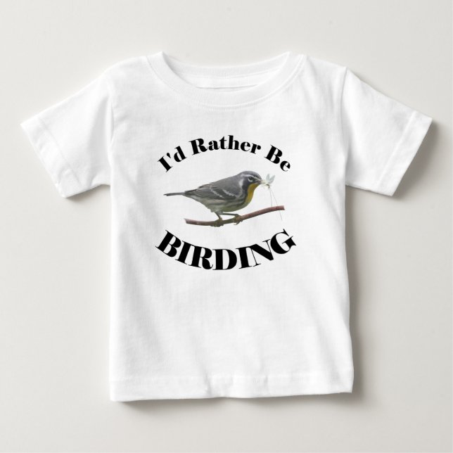 Var ganska Birding T-shirt (Framsida)