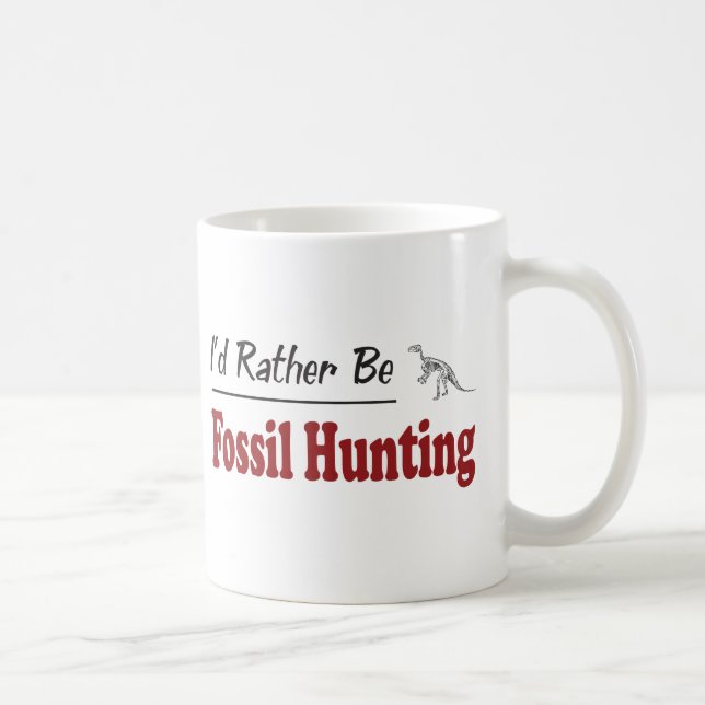 Var ganska fossil- jakt kaffemugg (Höger)