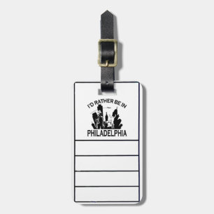 Var ganska i Philadelphia Bagagebricka