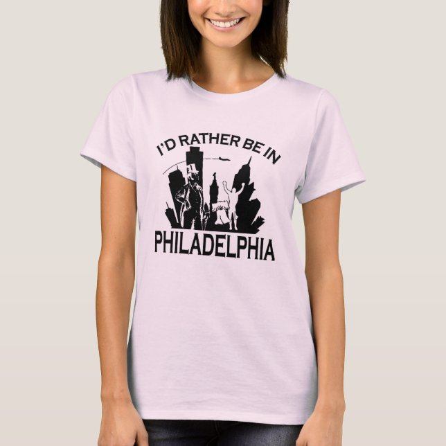 Var ganska i Philadelphia Tee (Framsida)