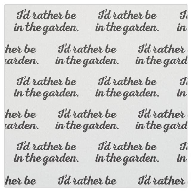 Var ganska i trädgården tyg (Provkarta)