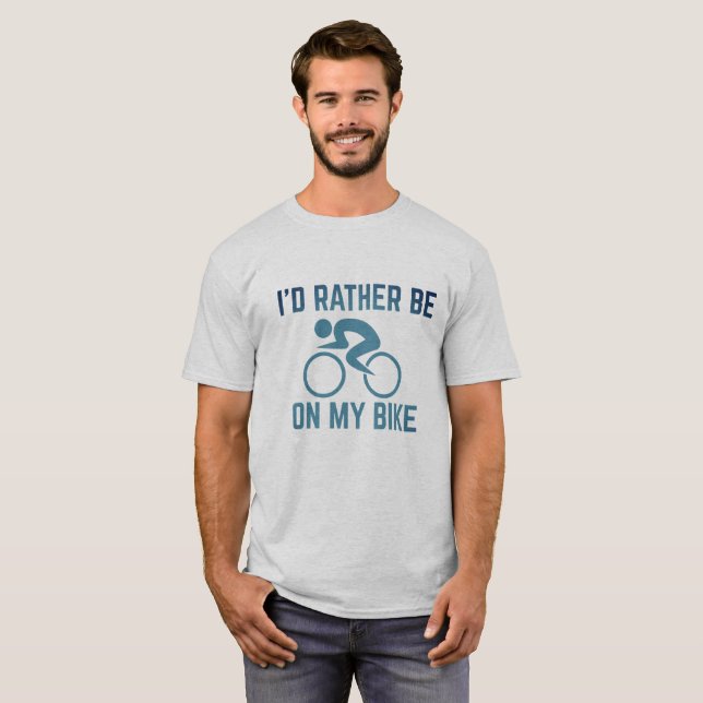 Var ganska på min cykelT-tröja T Shirt (Hel framsida)