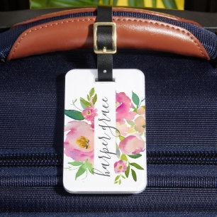 Vår Garden Blommigt Personlig Bagagebricka