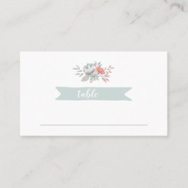 Vår Garden Bohemian Romantic Bröllop Placeringskort