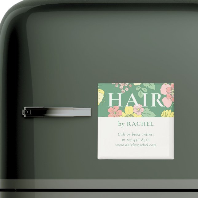 Vår Garden Boho Blommigt Marknadsföring Magnet (Skapare uppladdad)