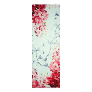 Vår Garden Butterfly Burgundy Blommigt Bloom Fototryck