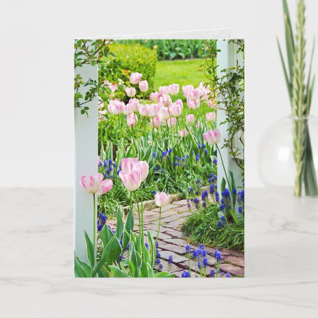 Vår Garden fyller år Kort (Framsida)