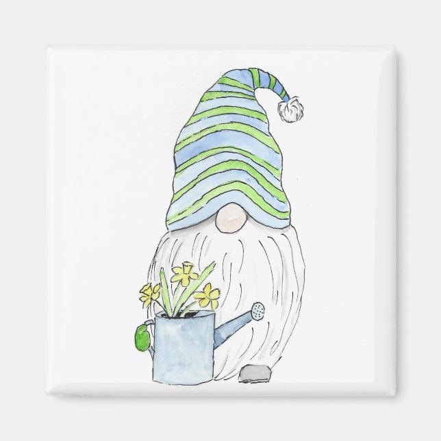 Vår Garden Gnome Magnet (Framsidan)