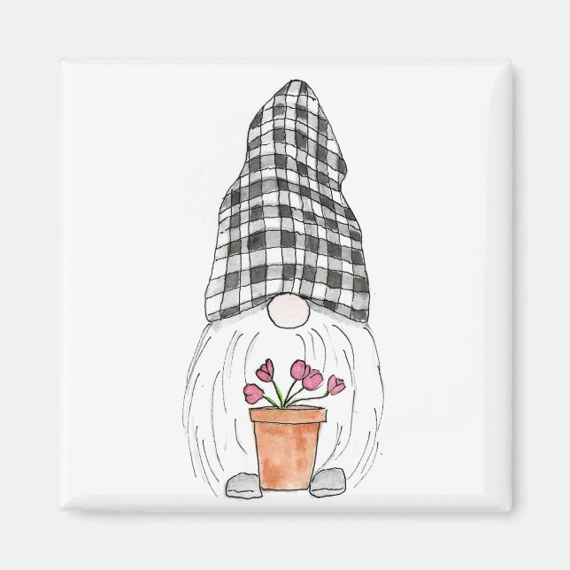 Vår Garden Gnome Magnet (Framsidan)