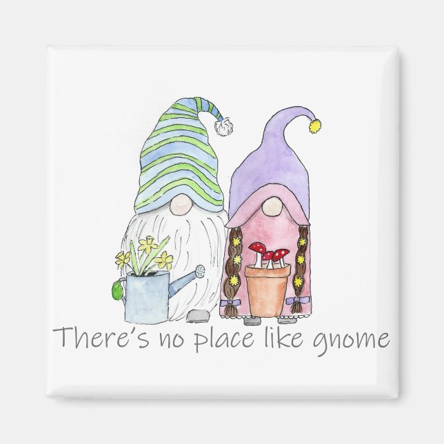 Vår Garden Gnomes Magnet (Framsidan)