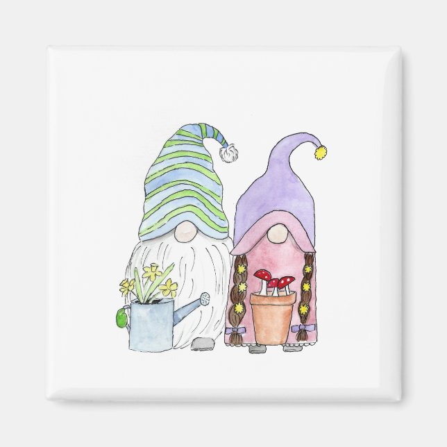 Vår Garden Gnomes Magnet (Framsidan)
