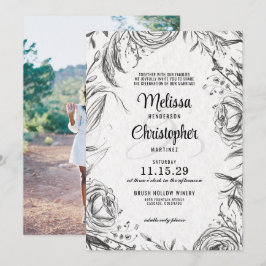 Vår Garden med inbjudan till fotobröllop