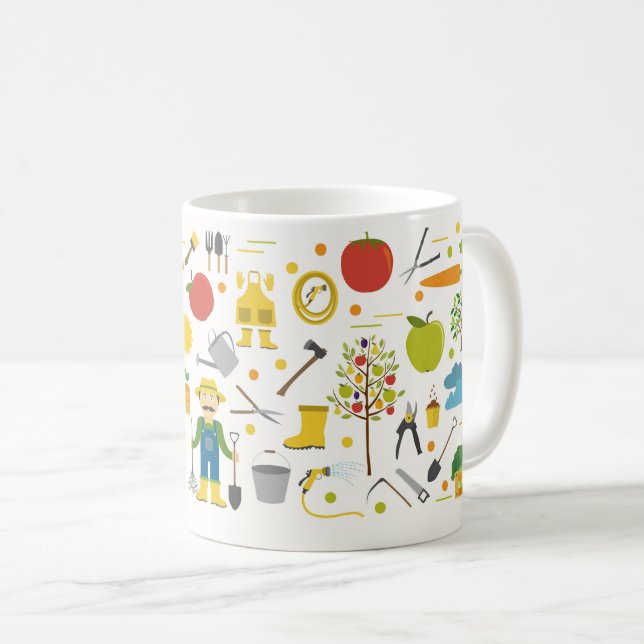 Vår Garden Mugg - Färsk trädgårdspatch och grönsak (Framsida höger)