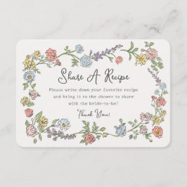 Vår Garden Party Blommigt En Recept Infoga Tilläggskort