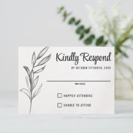 Vår Garden Wedding OSA Kort