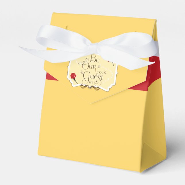 VÅR GÄST Röda Ros Födelsedagsfirande Presentlådor (Framsidan Sidan)