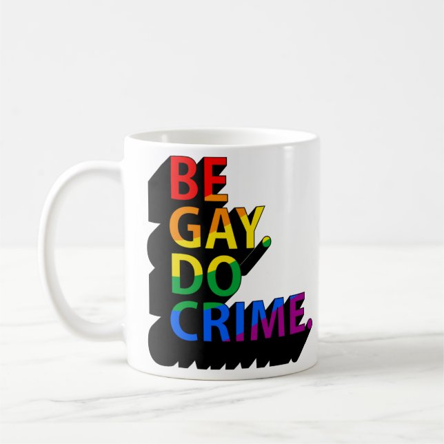 VAR GAY GÖR BROTT KAFFEMUGG (Vänster)