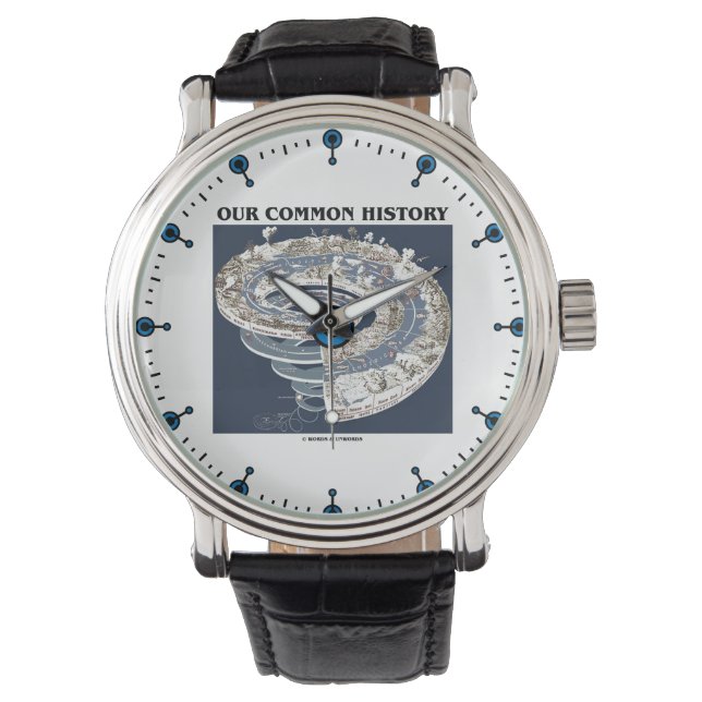 Vår gemensamma historikjords geologiska tidslinje armbandsur (Framsida)