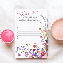 Var gick de till vild Blommor möhippa-spel?