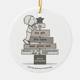 Var Gift-Julgran Julgransprydnad Keramik