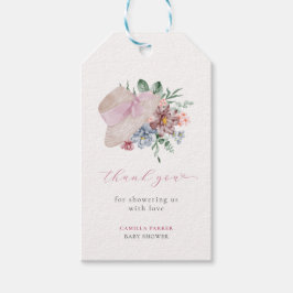 Vår Girl Garden Hat Baby Shower Tack Presentetikett