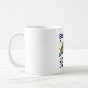 Var Glad I Ditt Eget Skal Sköldpadda T-Shirt Desig Kaffemugg