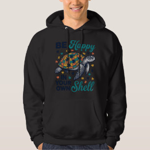 Var Glad I Ditt Eget Skal Sköldpadda Tröja Design_ Hoodie